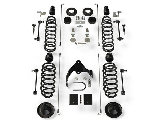 JK 4dr: 4" Coil Spring Base Lift Kit ? No Shocks