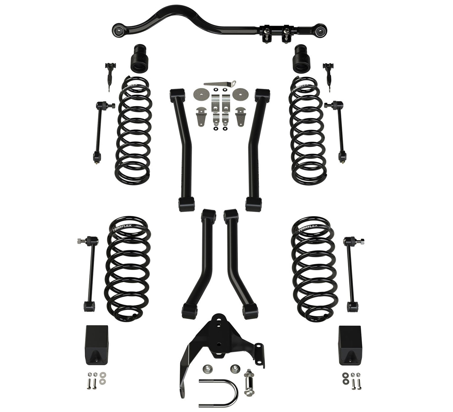 JK 4dr 3" Suspension System w/ 4 Sport Control Arms ? No Shocks