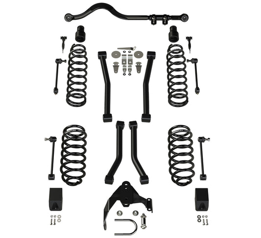 JK 4dr 3" Suspension System w/ 4 Sport Control Arms ? No Shocks