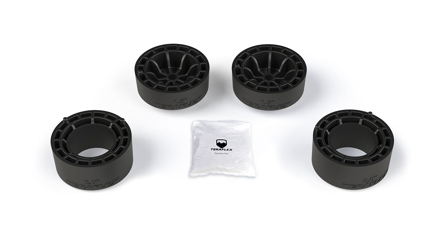 JL 4dr: 1.5" Performance Spacer Lift Kit ? No Shocks