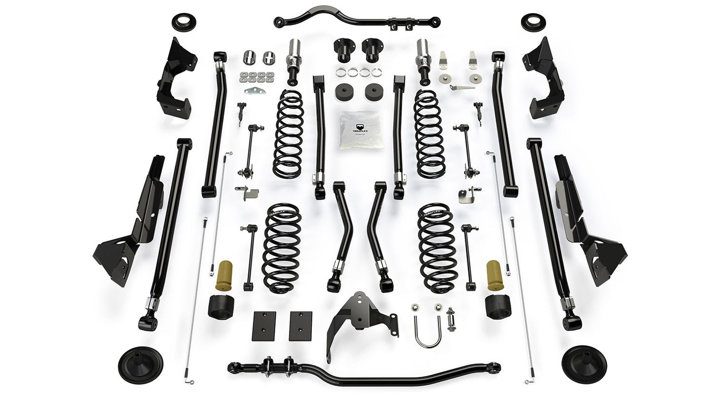 JK 2dr: 4" Alpine RT4 Long Arm Suspension System ? No Shocks