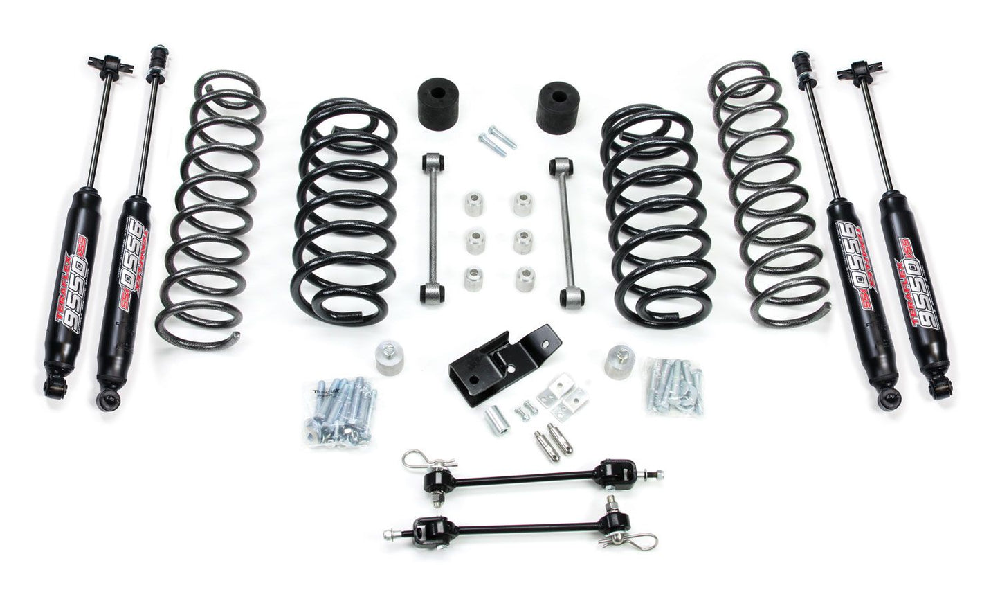 TJ: 3" Coil Spring Base Lift Kit w/ Quick Disconnects & 9550 VSS Twin-Tube