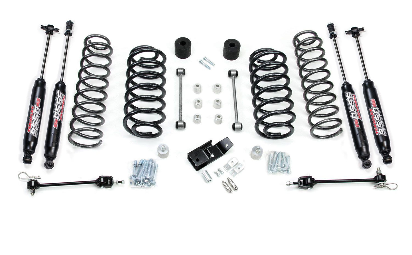 TJ: 4" Coil Spring Base Lift Kit w/ Quick Disconnects & 9550 VSS Twin-Tube