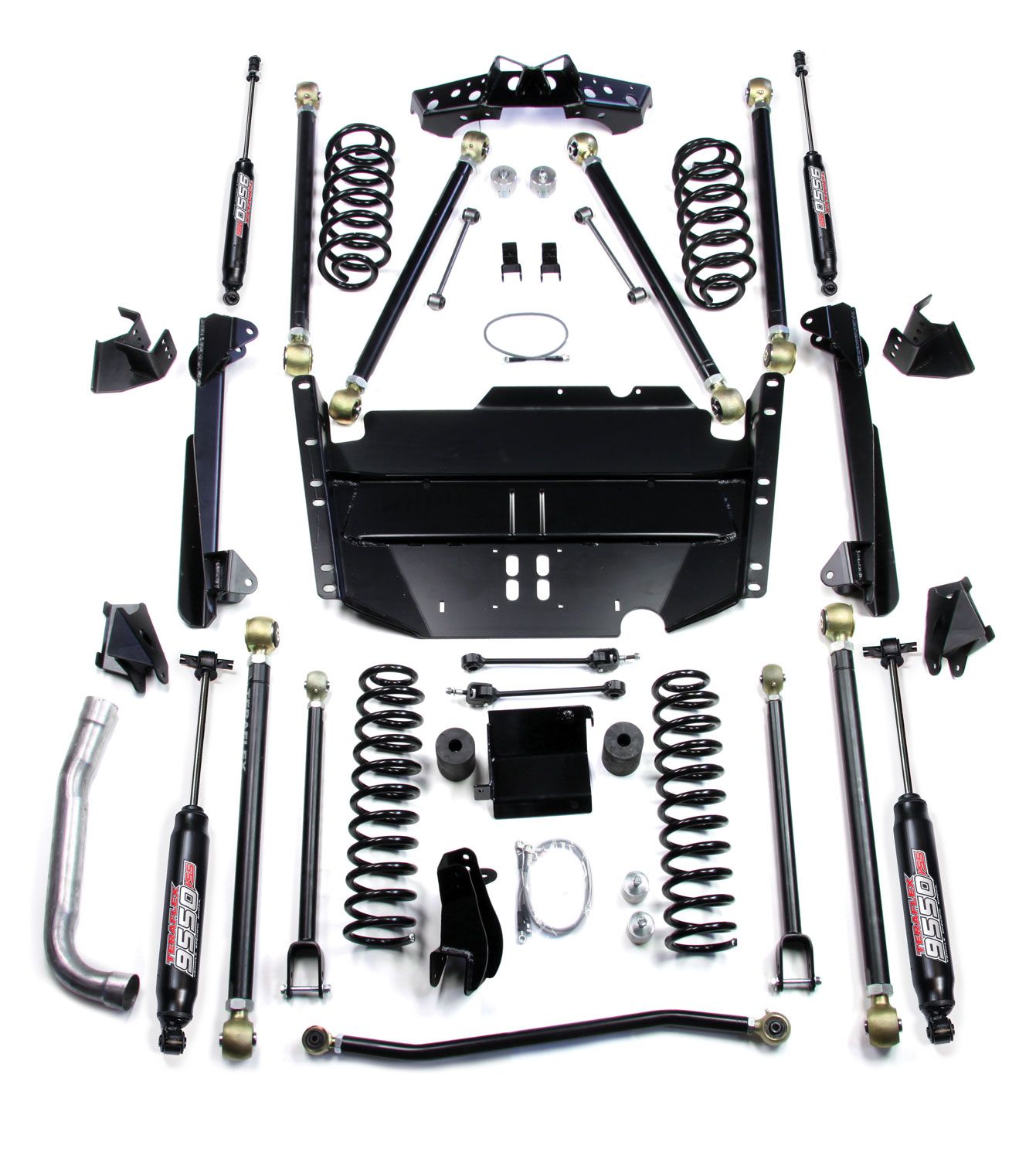 LJ LWB: 5" Pro LCG Long Arm Suspension System & 9550 VSS Twin-Tube Shocks