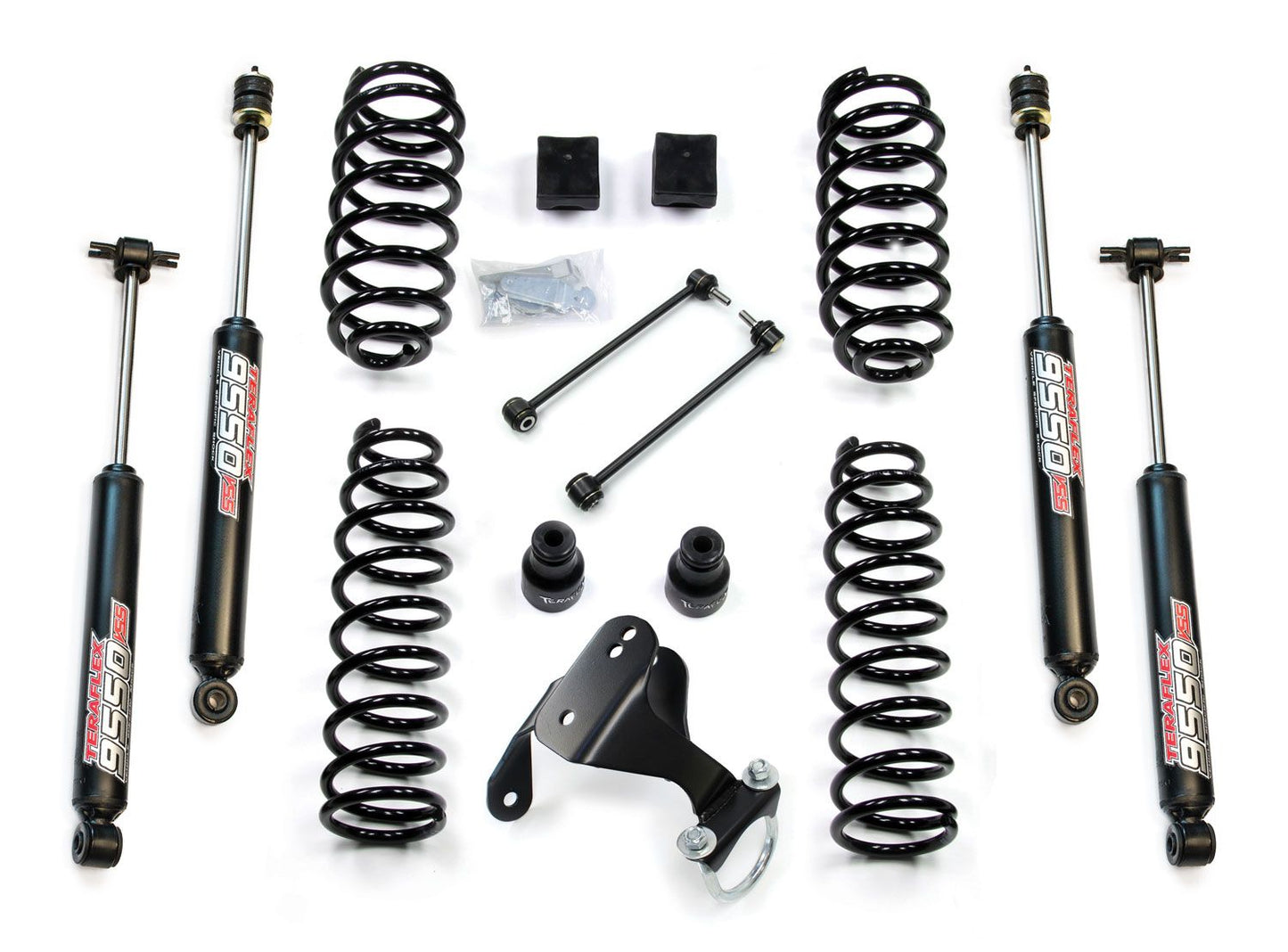 JK 2dr: 2.5" Coil Spring Base Lift Kit & 9550 VSS Twin-Tube