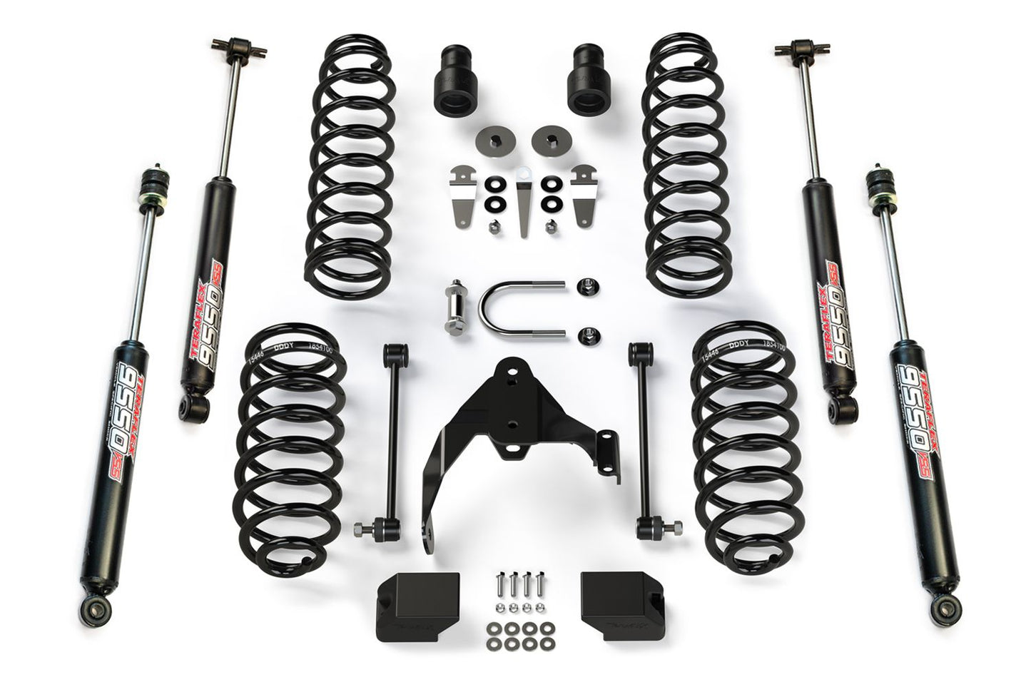 JK 4dr: 2.5" Coil Spring Base Lift Kit & 9550 VSS Twin-Tube