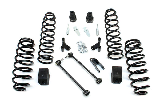 JK 2dr: 2.5" Coil Spring Base Lift Kit & Shock Extensions