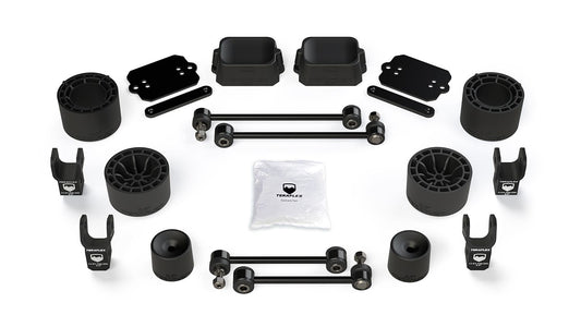 JL 4dr Rubicon: 2.5" Performance Spacer Lift Kit & Shock Extensions