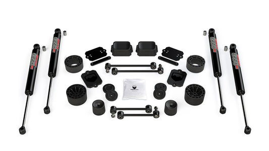 JL 2dr Sport/Sahara: 2.5" Performance Spacer Lift Kit & 9550 VSS Twin-Tube