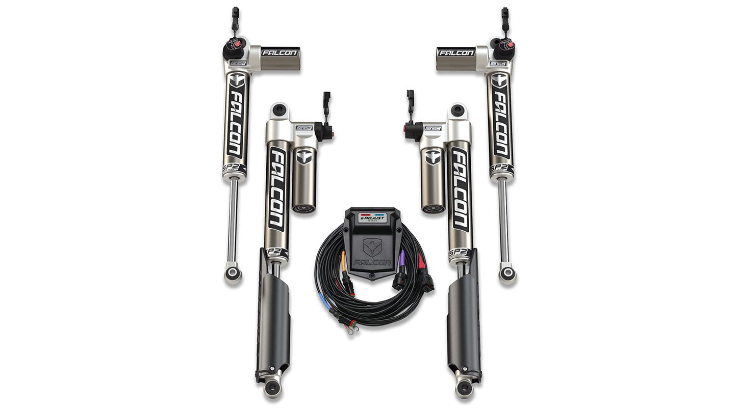 JT EcoDiesel: Falcon SP2 3.5 e-Adjust Piggyback Shock Kit (0?1.5? Lift)