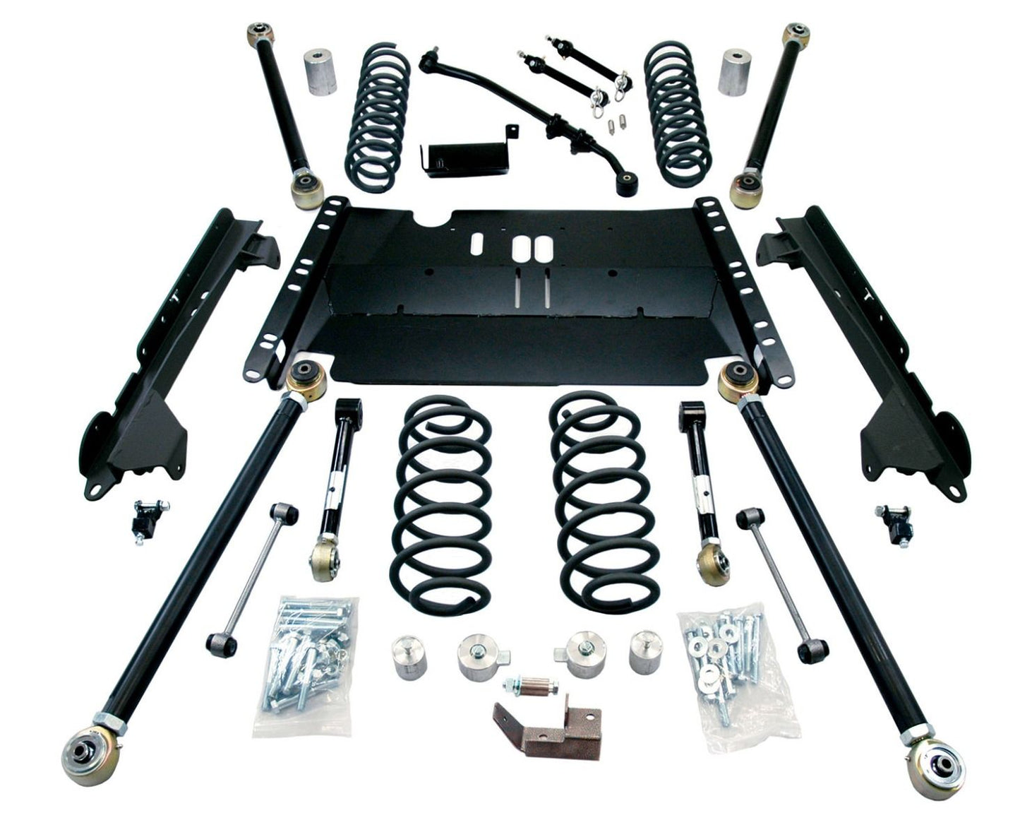 TJ SWB: 4" Enduro LCG Long Arm Suspension System ? No Shocks