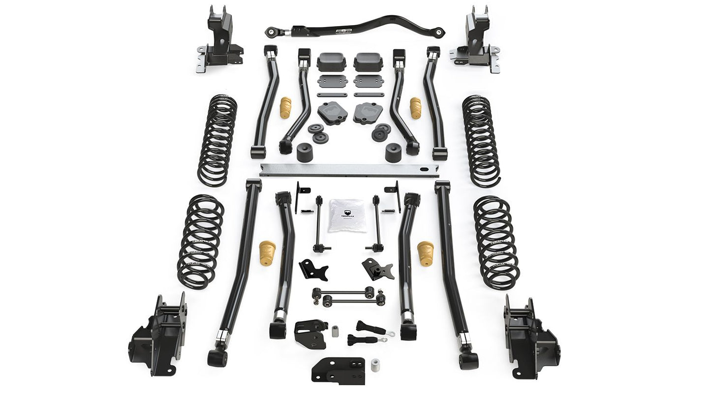 JL 4dr: 4.5" Alpine CT4 Long Arm Suspension System ? No Shock Absorbers