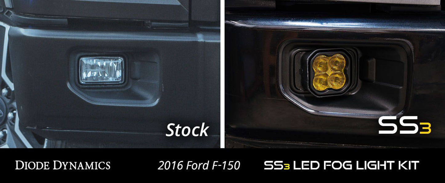 Diode Dynamics SS3 LED Fog Light Kit: 2015-2020 Ford F150