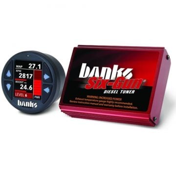 Banks 61410 Six-Gun Tuner with iDash 1.8 01-04 6.6L GM Duramax LB7 2001-2004 6.6L GM Duramax LB7