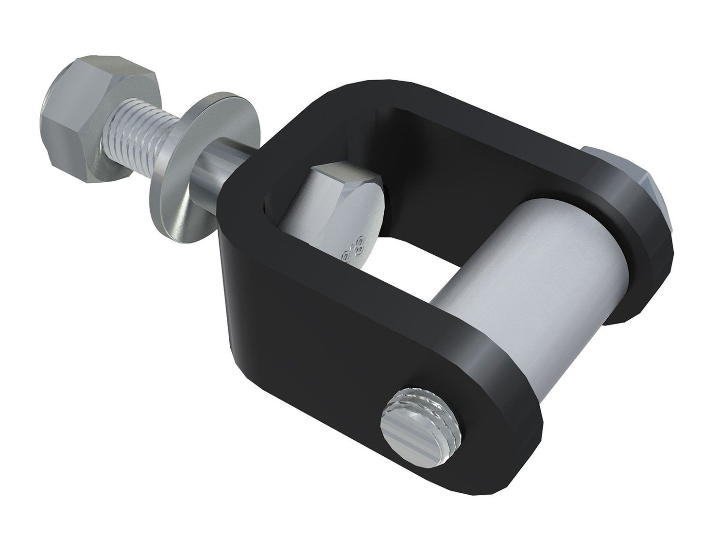 TJ: Upper Sway Bar Quick Disconnect Link U-Bracket, Stud, & Hardware
