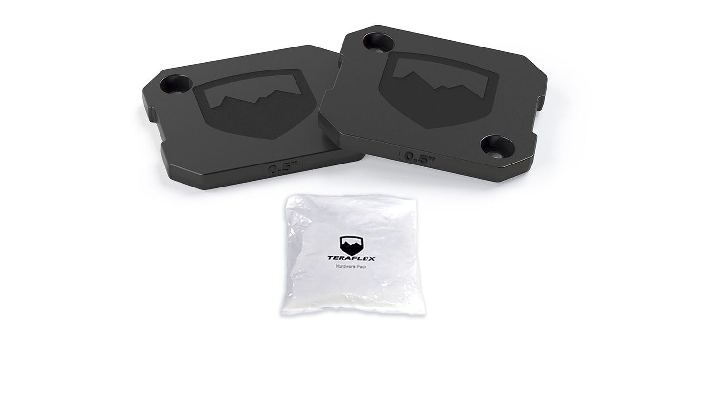 JT: 0.5" Bump Stop Strike Pad Shim Kit ? Rear Lower