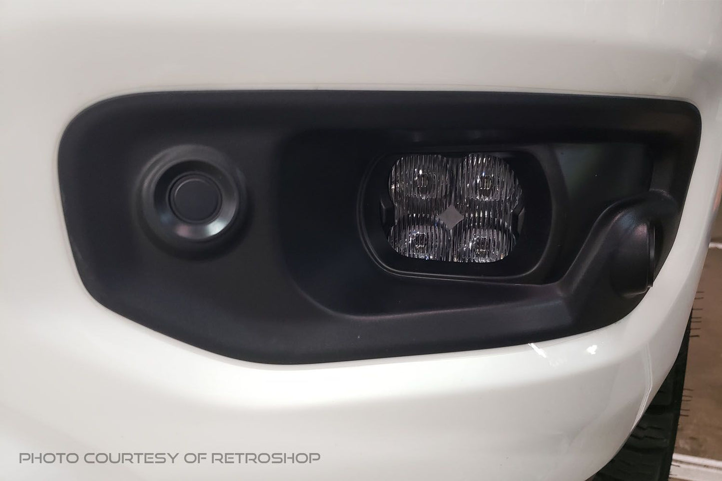 Diode Dynamics SS3 LED Pods: 2019-2023 Ram 1500 with oem halogen fog lights