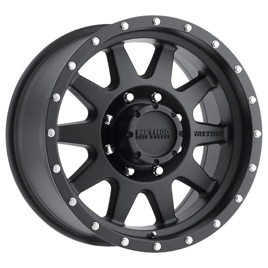Method | MR301 The Standard 20x9 +18mm Offset 8x6.5 130.81mm CB Matte Black Wheels