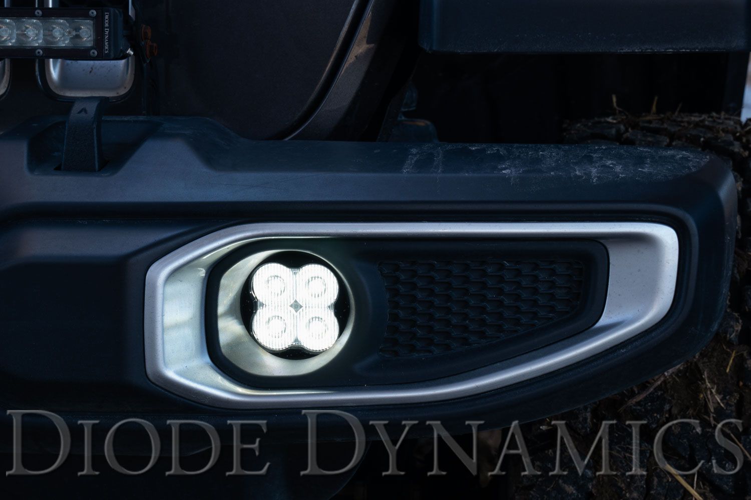 Diode Dynamics SS3 LED Jeep Fog Light Kit: 2018-2023 Wrangler JL