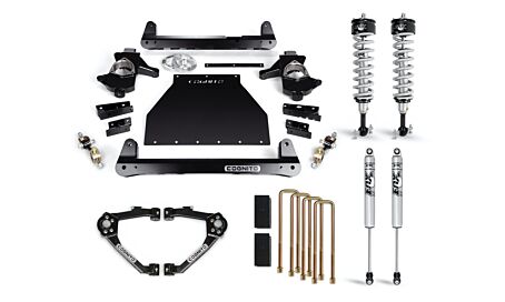 Cognito 4-Inch Performance Lift Kit With Fox PS IFP 2.0 Shocks for 2007-2018 Silverado/Sierra 1500 2WD/4WD Stamped Steel/ Aluminum