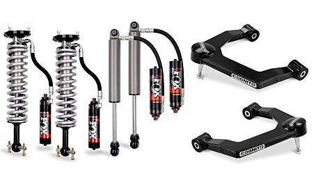 Cognito 3-Inch Elite Leveling Kits with Fox Elite 2.5 Reservoir Shocks for 2019-2023 Silverado/Sierra 1500 2WD/4WD