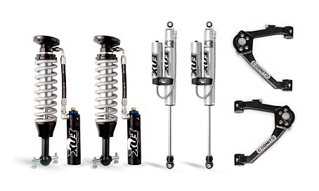 Cognito 3-Inch Elite Leveling Kit with Fox FSRR Shocks for 2007-2018 Silverado/Sierra 1500 2WD/4WD Stamped Steel/ Aluminum