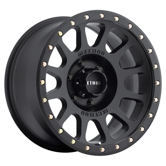 Method | MR305 NV 20x10 -18mm Offset 6x135 94mm CB Matte Black Wheels