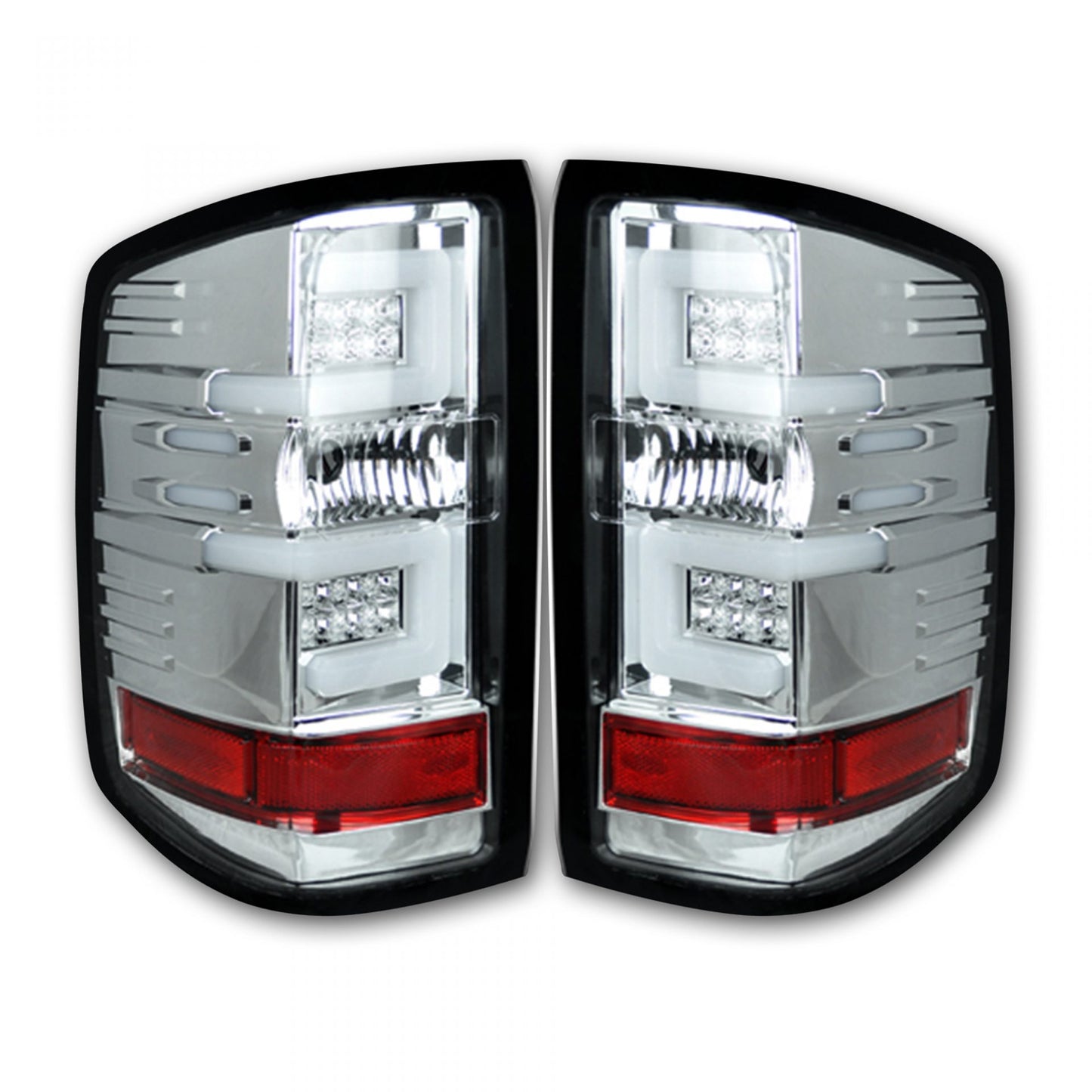 Chevy Silverado 2014-2018 1500 and 2015-2019 2500/3500 (Also fits GMC Sierra 2015-2019 Dually) OLED TAIL LIGHTS