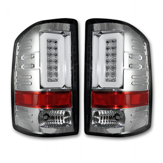 GMC Sierra 2014-2018 1500 & 2015-2019 2500/3500 (Only Fits Single Wheel Body Style Trucks with Factory OEM LED Tail Lights) OLED TAIL LIGHTS