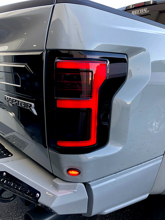Ford F150 2015-2017 & RAPTOR 2017-2019 (Replaces OEM LED Tail Lights w/ Blind Spot Warning System) OLED TAIL LIGHTS