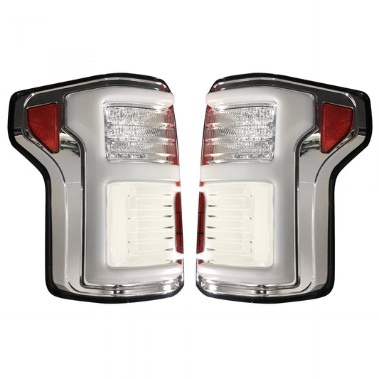 Ford F150 2018-2020 (Replaces OEM LED Tail Lights w/ Blind Spot Warning System) OLED TAIL LIGHTS