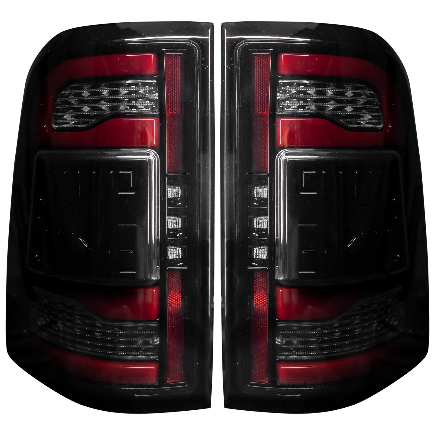Dodge 2019-2023 RAM 1500 OLED TAIL LIGHTS (Replaces Factory OEM LED Tail Lights WITH Blind Spot Sensors