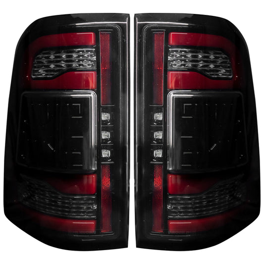 Dodge 2019-2023 RAM 1500 OLED TAIL LIGHTS (Replaces Factory OEM LED Tail Lights WITH NO Blind Spot Sensors