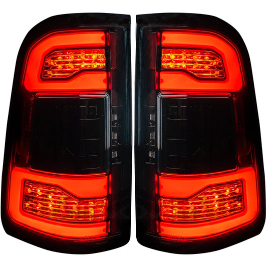 Dodge 2019-2023 RAM 1500 OLED TAIL LIGHTS (Replaces Factory OEM LED Tail Lights WITH Blind Spot Sensors
