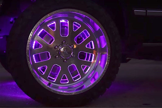 RGBW Profile Pixel Wheel Lights - Set of 4