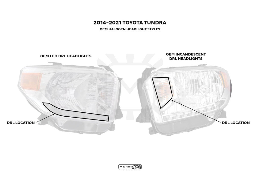 Morimoto Conversion Harness: Tundra OEM LED Headlights (2014-2021)