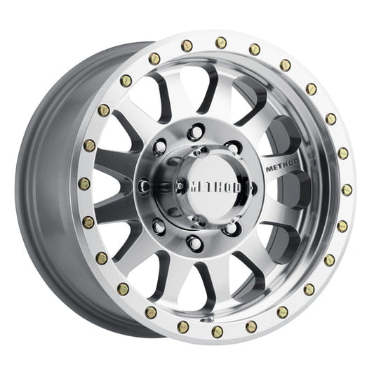 Method | MR304 Double Standard 20x10 -18mm Offset 8x170 130.81mm CB Machined/Clear Coat Wheels