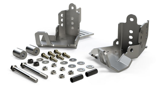 JK: Falcon HD Rear Shock Skid Plate Kit