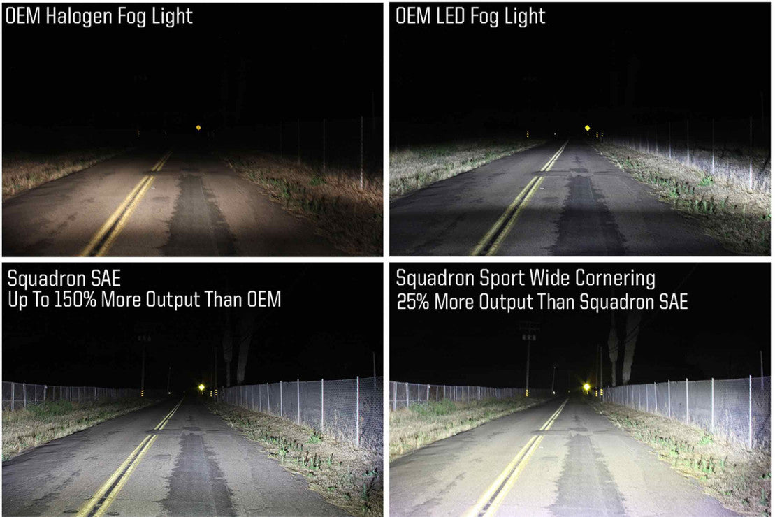 BAJA DESIGNS SQUADRON LED FOG LIGHTS: TOYOTA (4runner/Tacoma/Tundra)