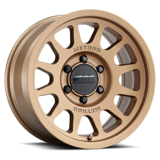 Method | MR703 17x8.5 0mm Offset 6x120 67mm CB Method | Bronze Wheels