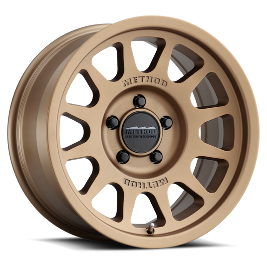 Method | MR703 17x8.5 0mm Offset 5x5 71.5mm CB Method | Bronze Wheels