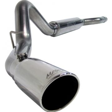 MBRP Armor Plus 4" Stainless Cat Back Single Outlet Exhaust Kit 06-07 6.6L GM Duramax 2006-2007 6.6L GM Duramax LLY / LBZ