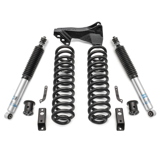 2.5" Coil Spring Front Lift Kit W/Bilstein Shocks - Ford Super Duty Diesel 4WD 2011-2016