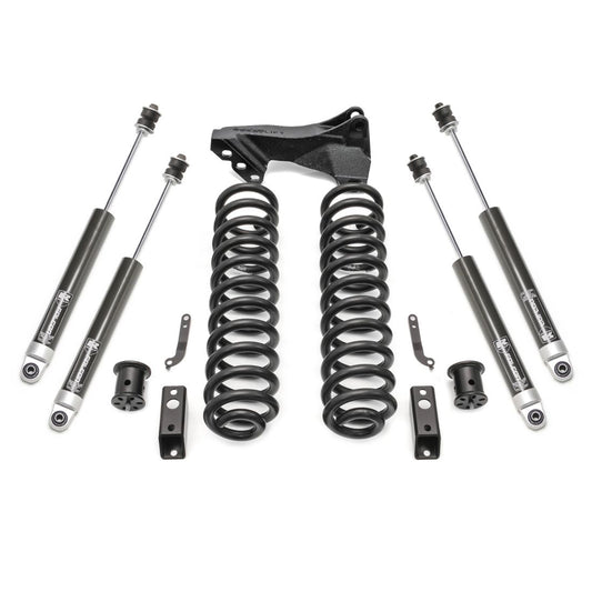 2.5" Coil Spring Front Lift Kit W/Falcon 1.1 Monotube Shocks Front/Rear - Ford Super Duty Diesel 4WD 2011-2016