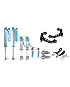 Cognito 3-Inch Elite Leveling Kit with King 2.5 Reservoir Shocks For 2011-2019 Silverado Sierra 2500/3500 2WD/4WD