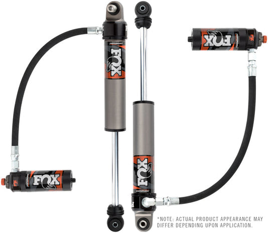 Fox | 2014+ Dodge Ram 2500 / 2013+ 3500 4WD Performance Elite Series 2.5 Reservoir Front Shock Set With DSC Adjuster | 0-2 Inch Lift