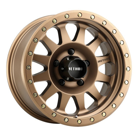 Method | MR304 Double Standard 17x8.5 0mm Offset 5x5 94mm CB Method | Bronze Wheels