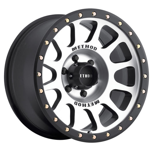 Method | MR305 NV 17x8.5 0mm Offset 6x5.5 108mm CB Machined/Black Street Loc Wheels