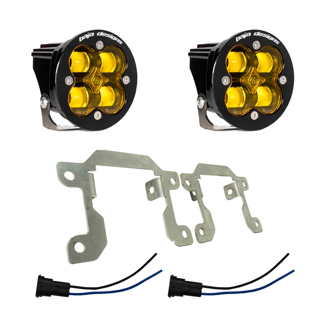 Ford/Subaru Squadron-R SAE Fog Pocket Light Kit Ford 2014-2017 Fiesta ST, 2013-14 Focus ST, 2013-16 Fusion, 2015-17 Mustang, 2015-16 Transit, 2013-16 BRZ/Impreza, 2013-19 Crosstrek, 2014-18 Forrester, 2010-12 Legacy/Outback, 2015-19 WRX/STI SAE Fog Amber