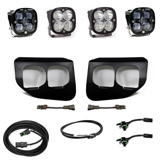 Ford Squadron SAE/Pro Fog Pocket Light Kit Ford 2020-2022 F250/350 Super Duty SAE Fog Clear Upfitter